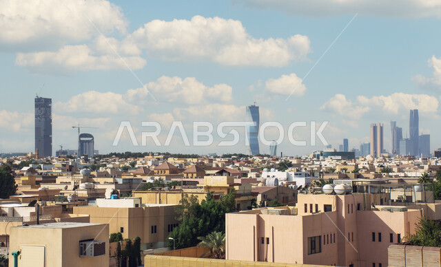 الاهتمام بشكل المنشآت السكنية والشركات، الفن الهندسي المعماري، مجموعة من المباني في مدينة الرياض في المملكة العربية السعودية، معالم سياحية مشهورة في السعوديه، الأبراج وناطحات السحاب، سماء وسحب