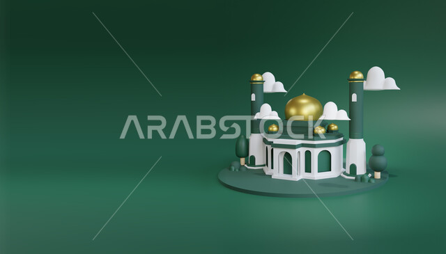 العبادة وأداء الصلاة في المسجد، خلفيات ثري دي للمساجد الاسلامية، تصميم ثلاثي الأبعاد لمسجد, التقرب الى الله تعالى, الديكورات الرمضانية والفن الهندسي والمعماري الاسلامي، زخارف وزينه دينيه للأعياد والمناسبات