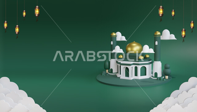 خلفيات ثري دي للمساجد الاسلامية، تصميم ثلاثي الأبعاد لمسجد, التقرب الى الله تعالى, العبادة وأداء الصلاة في المسجد، الديكورات الرمضانية والفن الهندسي والمعماري الاسلامي، زخارف وزينه دينيه للأعياد والمناسبات