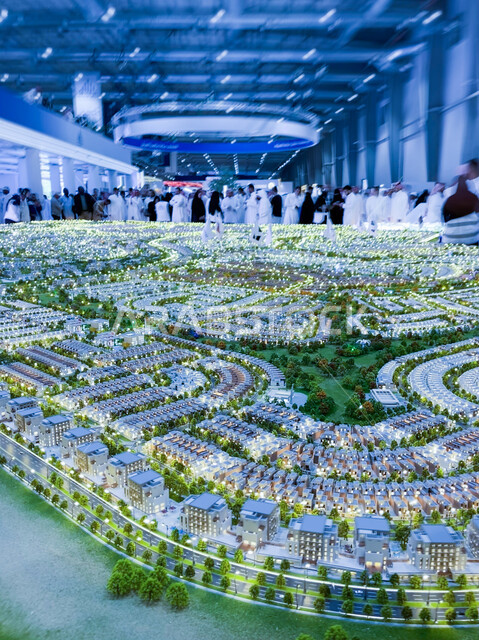 مركز الرياض للمعارض في بلدة ملهم في السعودية، الاستدامة والتخطيط المعماري لقطاع العقارات، صورة مقربة لمجسمات مجمعات سكنية وتجارية في معرض سيتي سكيب العالمي، الفرص الاستثمارية في المشاريع العقارية، رؤية سعودية مستقبلية 2030