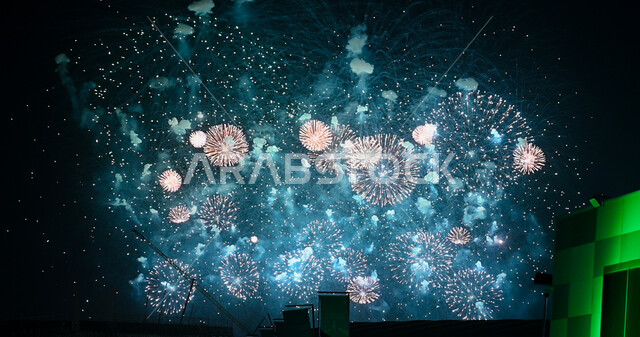 المفرقعات والألعاب النارية في ذكرى اليوم الوطني السعودي 23 سبتمبر, احتفالات ومناسبات وطنية في مدينة الرياض بالممكلة العربية السعودية, فعاليات ترفيهية وطنية في العيد الوطني