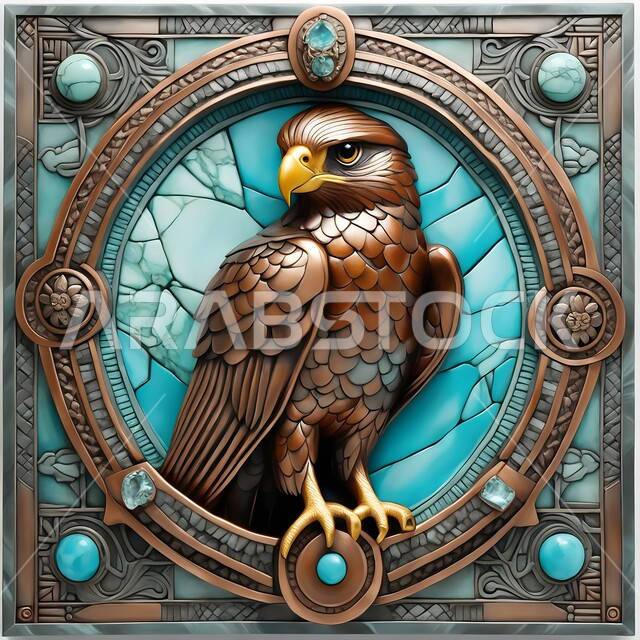 فن التصاميم ثلاثية الأبعاد للديكورات الداخلية المنزلية, رمز القوة والتحدي, توارث الأبناء حب الطيور الجارحة من الأجداد, لوحات جدارية رخامية خشبية, الفخر بالتراث السعودي العريق بالاهتمام بالصقور المفترسة