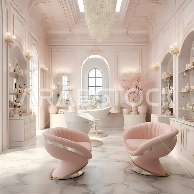 التصاميم الهندسية النسائية الفاخرة, مركز تجميل نسائي في المملكة العربية السعودية, الديكور الداخلي للصالونات والمشاغل الراقية, العناية والاهتمامات الأنثوية, تقديم الخدمات التجيميلية, مفهوم الاهتمام بالجمال والمظهر الخارجي