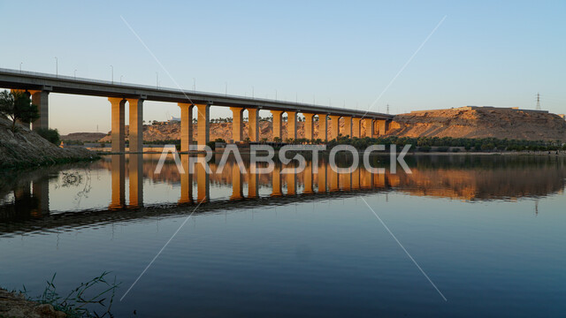 أهم الأودية والمنشآت المائية في مدينة الرياض, مكان تخزين المياه, سد وادي حنيفة في المملكة العربية السعودية, معالم سياحية مشهورة