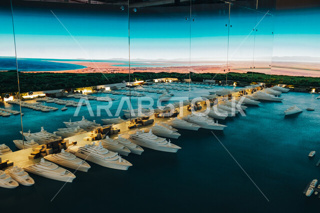 تطوير المدن الساحلية والسياحية في المملكة، رؤية مستقبلية سعودية2030، التعرف على مستقبل المجتمعات الحضرية، التطورات العالمية في التصميمات المبتكرة، معرض نيوم لنماذج ومجسمات تصاميم مدينة المستقبل "ذا لاين" في الرياض، عروض مرئية وتقنيات هندسية ومعمارية