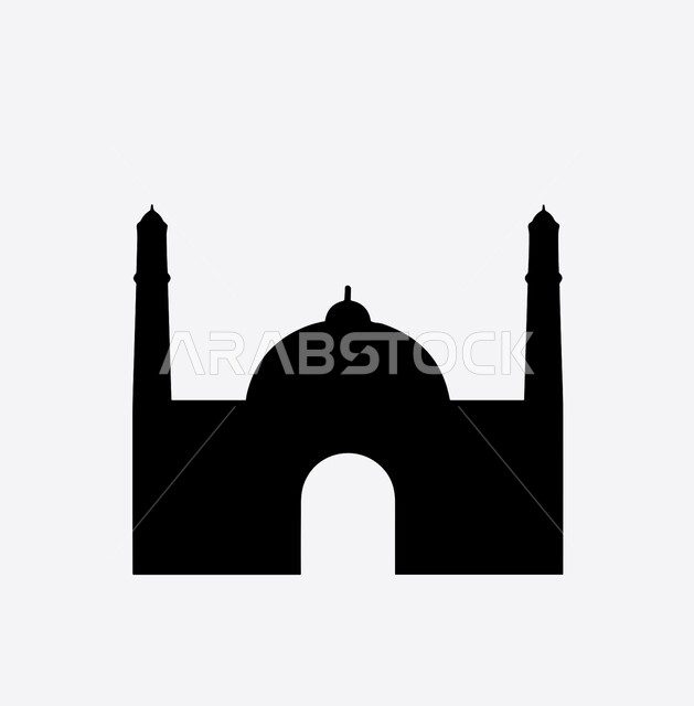 الوحدة والتلاحم بين المسلمين في المساجد ، الجوامع توفر الملاذ للمسلمين في الأوقات الصعبة، المكان المناسب لتعلم القران الكريم، العبادة والتقرب الى الله،  تعزيز الروحانية والاستقرار النفسي، رسم فوتوجرافي بالأبيض والأسود لجامع اسلامي