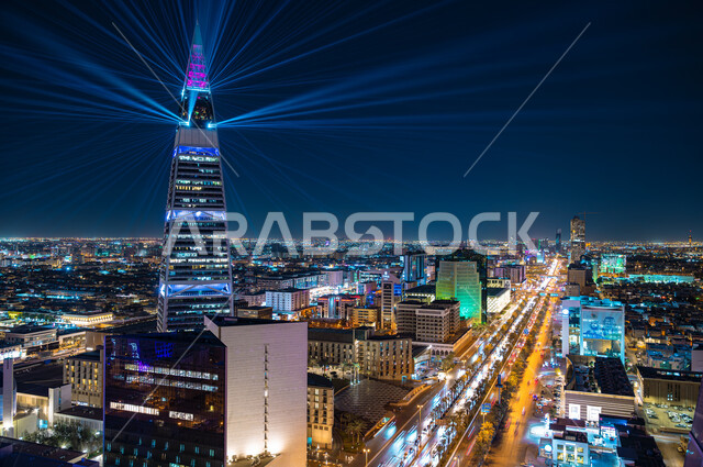 عروض الاضاءه الملونه على برج الفيصلية في المملكه ،مهرجان نور السعودية ,رحله فنيه للتحول الضوئي الإبداعي، انشطة و فعاليات ترفيهيه لجذب السياح من الخارج ،مبادرة برنامج الرياض آرت الموسمية, الاستمتاع باشكال فنون الضوء, مناسبات واحتفالات سنويه