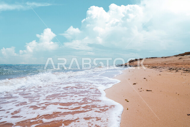 Al Rashed Beach The sandy Red Sea beach in the village of Al-Khuraybah in Khaybar ...
