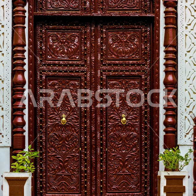 الحضارة العربية الاسلامية على الطراز الحجازي القديم, صورة مقربة لمتحف مدينة الطيبات للعلوم والمعرفة، معالم سياحية أثرية في مدينة جدة، أماكن التراث الحضاري التاريخي في المملكة العربية السعودية