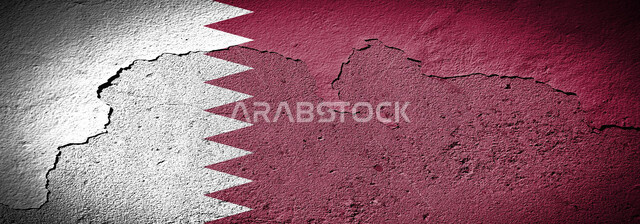 أعلام الدول العربية, صورة مقربة لعلم دولة قطر, رموز قطر الوطنية, اليوم الوطني القطري, حب الوطن والانتماء اليه