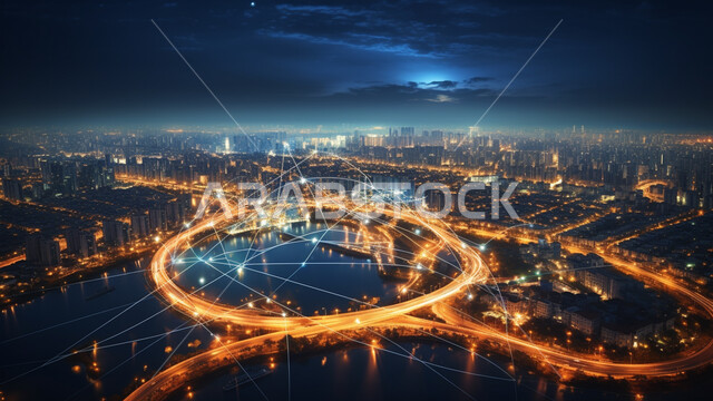 استخدام التقنيات المتطورة في انشاء المدن الحديثة، البنية التحتية الرقمية، قطاع تكنولوجيا المعلومات في المملكة، رؤية سعودية مستقبلية 2030، مفهوم المدينة الذكية و شبكة الإتصالات