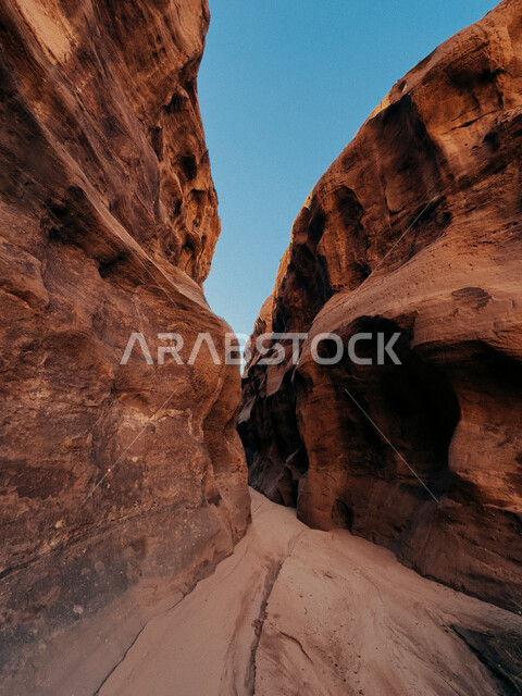 Hasma Desert in Jeddah in the Kingdom of Saudi Arabia, ancient civilization and historical monuments, natural sedimentary rocks, rock sculpture in desert areas, rock formations and formations in the Tabuk region, places that attract and attract tourists from all over the world