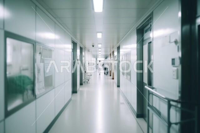 الممرات داخل المستشفى في المملكة العربية السعودية، غرف العمليات الجراحيه، فحص وتشخيص الحالات المرضية في العيادات والمراكز، تقديم الاهتمام والرعاية الطبية والصحية في المشافي