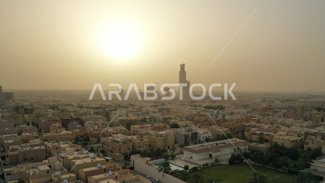 الشمس الساطعة في سماء المملكة, مركز الملك عبد الله المالي ( كافد ) في مدينة الرياض بالسعودية، فنون وتصاميم هندسية معمارية مميزة للأبراج الاقتصادية وناطحات السحاب، الاهتمام بالنهضة الاقتصادية والتجارية