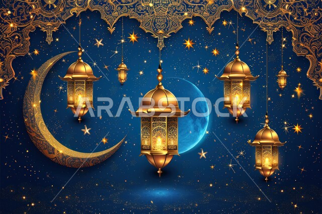 احتفال المسلمين بالأعياد والمناسبات الاسلامية, قدوم شهر رمضان المبارك, زينة وفوانيس الأشهر المباركة, الاستمتاع بالأجواء الروحاينة الدينية، التصميم العصري للفوانيس المضاءة