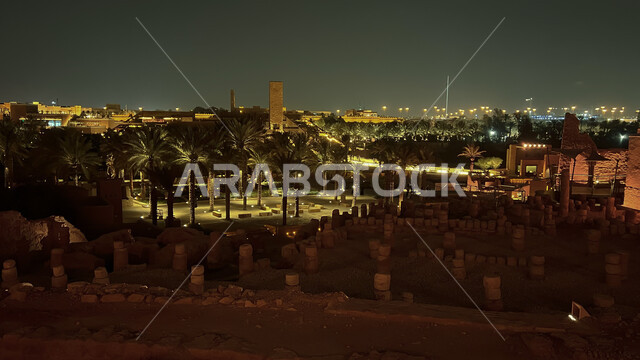 المباني الاثرية القديمة، زراعة النباتات و أشجار النخيل,مشروع تطوير الدرعيه التاريخيه، اماكن سياحيه تاريخيه اثريه مشهوره في الرياض, حي الطريف التاريخي في الدرعية في الرياض، معالم مشهورة في المملكة العربية السعودية