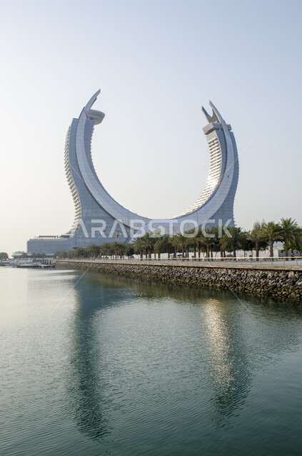 الفن الهندسي المعماري للابراج وناطحات السحاب في قطر، برج كتارا التوأم في منطقة لوسيل الدوحة، التطور والتقدم العمراني القطري، أماكن ومعالم مشهورة ومميزة، مناطق سياحية لجذب السياح من شتى أنحاء العالم