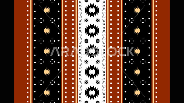 تصميم عربي خليجي سعودي للنقوش العربيه الاصيله الملونة في المملكة العربيه السعودية ,فنون تقليديه تراثيه حرفيه ,التراث الشعبي السعودي لزخرفة السدو