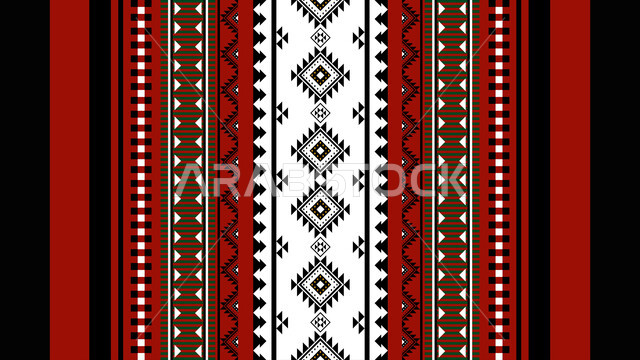 تصميم سعودي للنقوش العربيه الاصيله الملونة في المملكة العربيه السعودية ,فنون حرفيه تقليديه تراثيه ,التراث السعودي الشعبي لزخرفة السدو