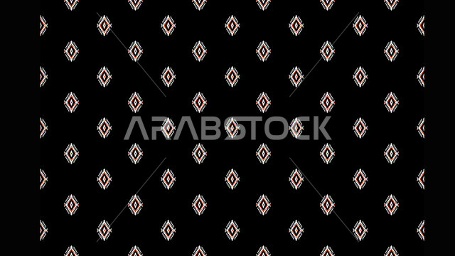 تصميم سعودي للنقوش العربيه الاصيله الملونة في المملكة العربيه السعودية ,التراث السعودي الشعبي لزخرفة السدو, الفنون التراثيه التقليدية الحرفيه