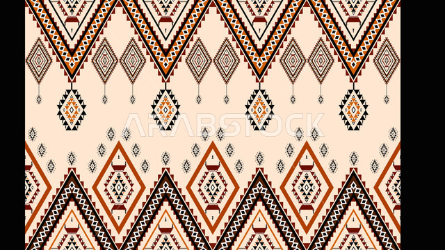 الفن الحرفي التراثي التقليدي ,تصميم سعودي للنقوش العربيه الاصيله الملونة في المملكة العربيه السعودية ,التراث السعودي الشعبي لزخرفة السدو