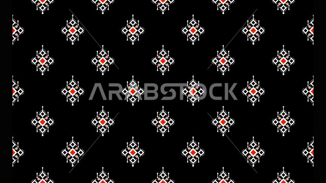 الفن الحرفي التراثي التقليدي ,تصميم سعودي للنقوش العربيه الاصيله الملونة في المملكة العربيه السعودية ,التراث السعودي الشعبي لزخرفة السدو