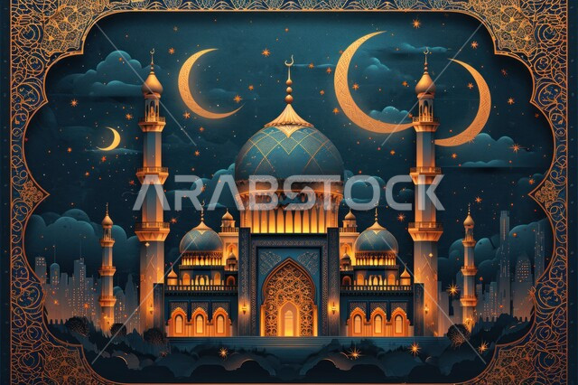 قدوم المسلمين لأداء الصلوات والفرائض, التصاميم والديكورات الخارجية للمساجد في المملكة العربية السعودية, زينة وإضاءة الأعياد والمناسبات, الفن الهندسي المعمراي لبناء الأماكن المقدسة