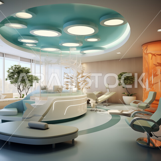 غرف ذات تصاميم عصرية حديثة، ديكورات وتصميمات فاخرة, أثاثات متميزة للعيادات باللون الأبيض, ديكورات داخليه راقية، شقق وفلل سكنية