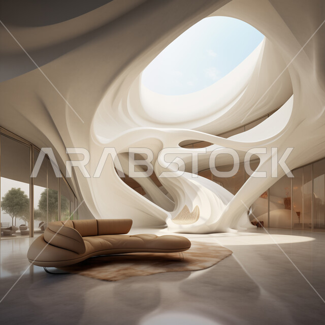 Luxurious décor and designs, rooms with modern contemporary designs, distinctive furniture for clinics, upscale interior décor, residential apartments and villas, glass ceiling windows