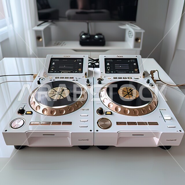 جهاز (دي جي) حديث ومتطور، تقنيات مزج الأصوات وإنشاء موسيقى جديدة، الاستديوهات الفنية في المملكة العربية السعودية, معدات وأجهزة الصوت الحديثة، تقديم برامج فنية