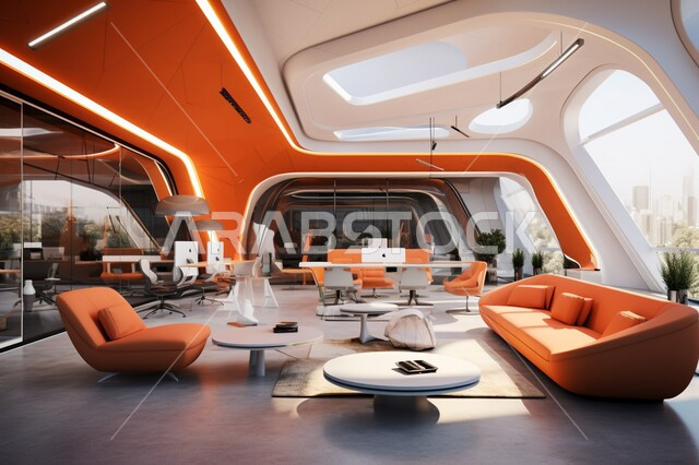 ديكورات داخلية وتصميمات فاخرة, غرف ذات تصاميم عصرية حديثة، أثاثات متميزة للمكاتب، مباني ومنشآت تجارية, النوافذ السقفية الزجاجية