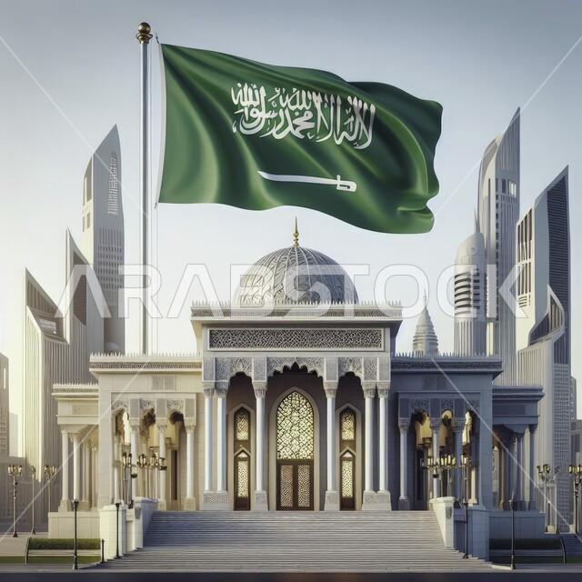 ذكرى العيد الوطني 23 سبتمبر، الاحتفال بيوم العلم السعودي 11 مارس، أماكن ومعالم دينية للعبادة والتقرب إلى الله، راية الإسلام والتوحيد ترفرف فوق المساجد الإسلامية في مدن المملكة العربية السعودية، رمز وشعار وهوية الوطن، الفخر والاعتزاز بإنجازات البلاد