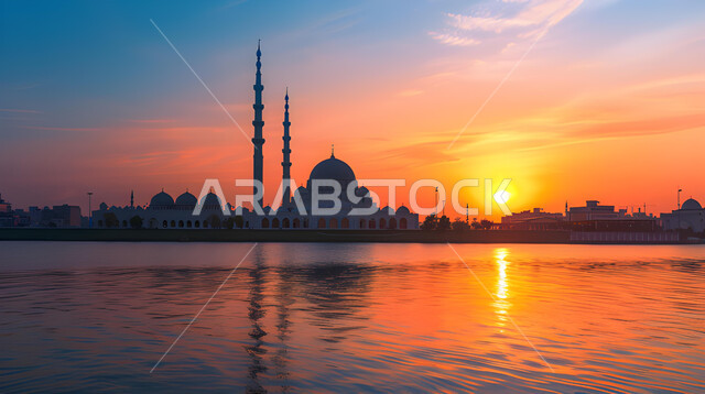 المناظر الطبيعية المتميزة وقت الغروب، آداء الفرائض والصلوات، الفن الهندسي المعماري للمساجد المطلة على البحر، ديكورات وتصاميم على الطراز الإسلامي، العبادة والتقرب إلى الله، خلفيات وأجواء رمضانية