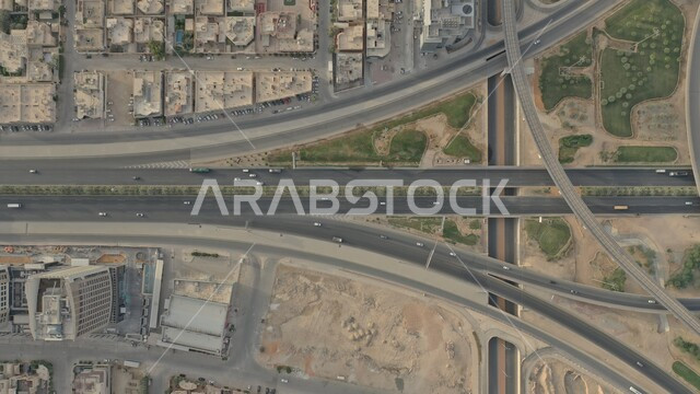 Interest in planting trees and green plants in cities, urban growth and development of facilities and buildings in Saudi Arabia, transportation network and traffic on the Kingdom’s roads and streets, population congestion in the capital, modern engineering art in the city of Riyadh.