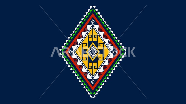  تصاميم شعبية للنقوش العربيه الاصيله الملونة في المملكة العربيه السعودية، التراث السعودي الشعبي لزخرفة السدو بأشكال هندسية، الفن التراثي الحرفي التقليدي