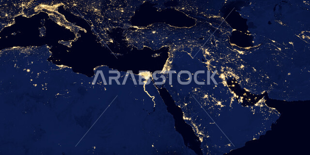 موقع دولة السعوديه بين دول العالم، البلدان المجاورة للمملكة العربية السعودية، خريطة الوطن العربي على الكرة الأرضية باللون الأزرق، الحدود الجغرافية للبلاد