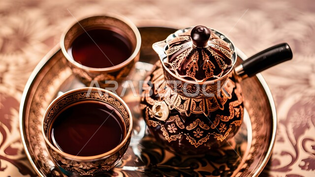  الاستمتاع بالمشروبات الساخنة، منتجات وطنية محلية، حبوب البن الطازجة، حسن الضيافه والإستقبال في الأعياد والمناسبات الدينية، اتباع العادات والتقاليد السعودية في تقديم القهوة العربية بالدله النحاسية والفنجان