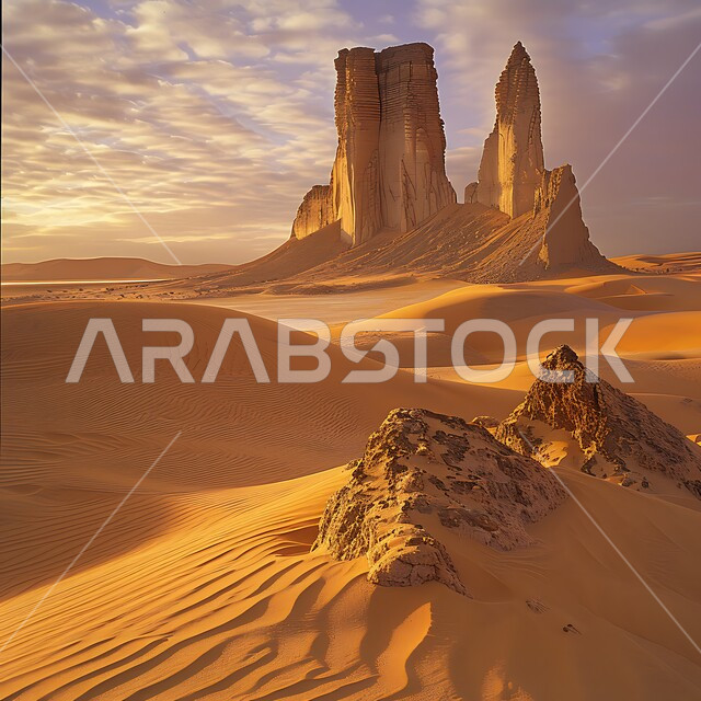  التضاريس في القمم والمرتفعات الجبلية, منظر السماء المليئة بالغيوم والسحب البيضاء, مناطق السياحة وقضاء الوقت الممتع, أماكن الرحلات والمغامرات السياحية في الصحاري السعودية, التكوينات والتشكيلات الصخرية في المناطق الصحراوية