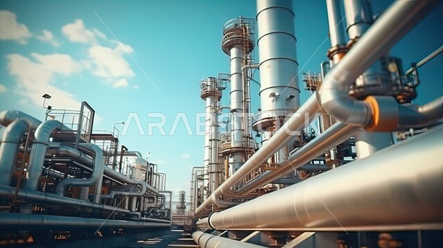 The quality of machinery and equipment in oil extraction plants, modern technologies in oil and gas production, petroleum refining plants in the Kingdom of Saudi Arabia, the concept of work in the industrial engineering sector.