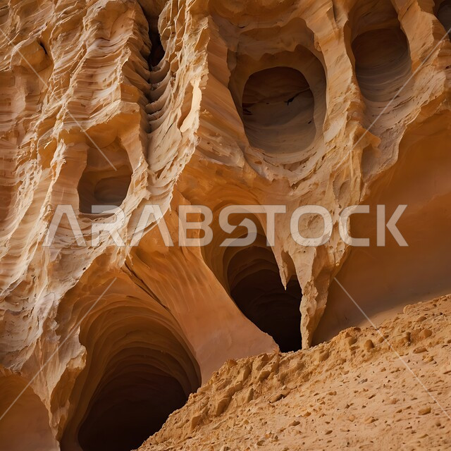 معالم اثرية تاريخية قديمة، الفجوات الفارغة والكهوف والتجاويف الأرضية، مدن وأماكن سياحية، المناظر لطبيعية في المملكة العربية السعودية، صخور باشكال مميزة وفريدة، التكوينات والتشكيلات الصخرية الرسوبية، جذب واستقطاب السياح من انحاء العالم