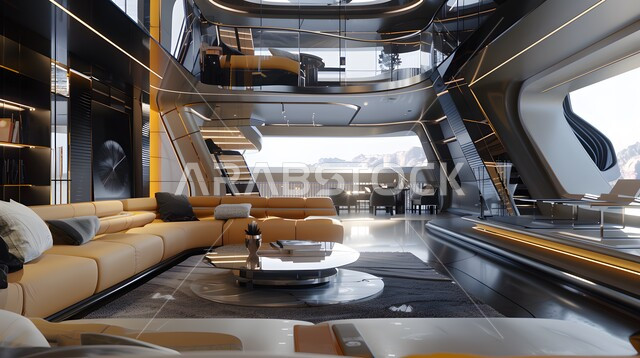 التصاميم والديكورات الداخلية لغرفة معيشة بأثاث منزلي راقي، اختيار الألوان المناسبة والتنسيق بين الأثاث والإكسسوارات، استخدام المفروشات ذو التصاميم العصرية، تصميم داخلي حديث لشقة سكنية