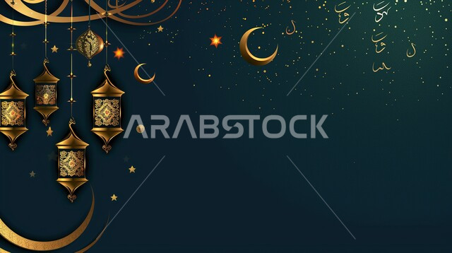 الاحتفال بالمناسبات والأعياد الدينية الاسلامية، ديكورات وزينة رمضان المبارك, فوانيس معدنية تقليدية مضيئة مزخرفة، العادات والتقاليد لاستقبال الشهر المبارك في المملكة العربية السعودية, البهجة بقدوم شهر الخير