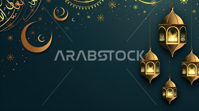 الاحتفال بالمناسبات والأعياد الدينية الاسلامية، ديكورات وزينة رمضان المبارك, فوانيس معدنية تقليدية مضيئة مزخرفة، العادات والتقاليد لاستقبال الشهر المبارك في المملكة العربية السعودية, البهجة بقدوم شهر الخير