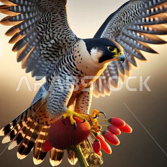  الفخر بالتراث السعودي العريق في تربية طائر الصقر، صورة مقربة لطائر الصقر في إحدى المحميات الطبيعيه، رمز القوة والتحدي وحدة البصر، تدريب وترويض الطيور الجارحة والمفترسة، إقامة نادي الصقور في موسم الصيد السنوي في المملكة العربية السعودية