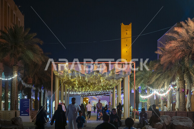 Areas to enjoy the Ramadan atmosphere, spending a pleasant time during the Ramadan season at the Al-Masmak Palace Museum in the city of Diriyah in Riyadh, famous tourist attractions, entertainment and entertainment in the Kingdom of Saudi Arabia, upscale family and youth places