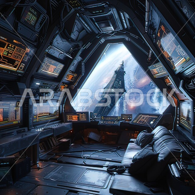 تطور ونمو ودعم قطاع الفضاء، رحلات فضائية إلى القمر، رحل جوية سياحية، وصول السعودية إلى العالم الخارجي، صور من الداخل لسفينة الفضاء في المملكة العربية السعودية، صاروخ عابر للقارات