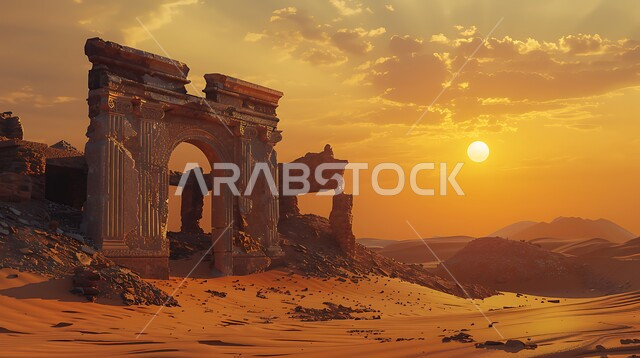 الآثار التاريخية القديمة, السياحة في الطبيعة الصحراوية, العراقة والأصالة والتراث السعودي, التكوينات والتشكيلات الحجرية الأثرية, موقع أثري سياحي في المملكة العربية السعودية, الرمال الذهبية الناعمة في الصحاري الخليجية