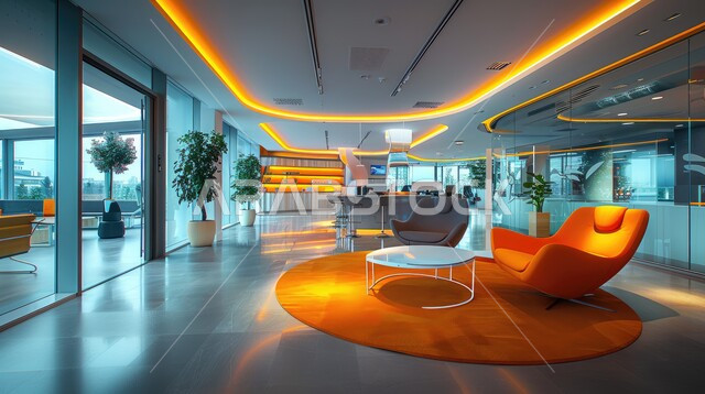 الديكورات الأنيقة والراقية على الطراز الحديث، مجسمات وتصاميم كلاسيكية لمكاتب الأعمال الحديثة، الفن الهندسي المعماري الداخلي المتطور، تصميم عصري راقي لمكاتب الشركات في المملكة العربية السعودية