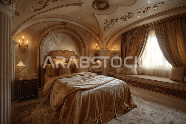  تصاميم داخلية وديكورات كلاسيكية بأسلوب عصري، غرفة نوم بأثاث مريح وأنيق بالوان هادئة، فنون الهندسة المعمارية والديكور المتطور، شقق وفلل سكنية فاخرة في السعودية، فنادق ومنتجعات حديثة في المملكة