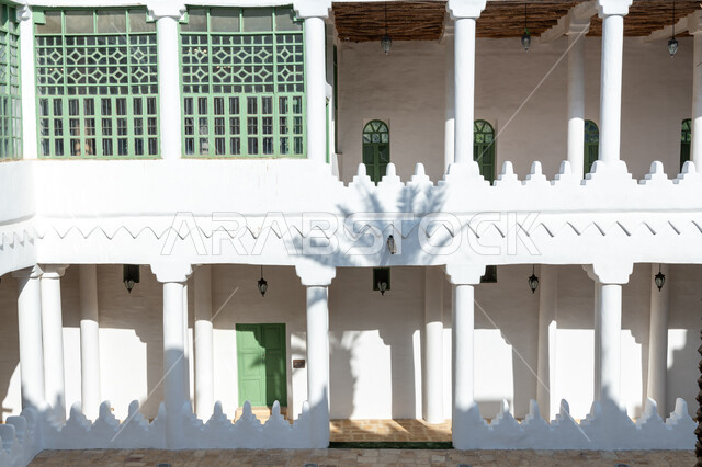 الفن الهندسي المعماري للمتاحف والمنشآن الطينية المبنية على الطراز القديم، معالم تقليدية شعبية في العاصمة، اماكن السياحة الثقافية في المملكة العربية السعودية، مركز الملك عبد العزيز التاريخي من الداخل، المتحف الوطني السعودي في مدينة الرياض